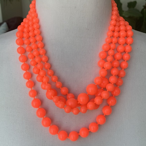 J. Crew Jewelry - J. Crew RARE multi strand beaded necklace with bug closure